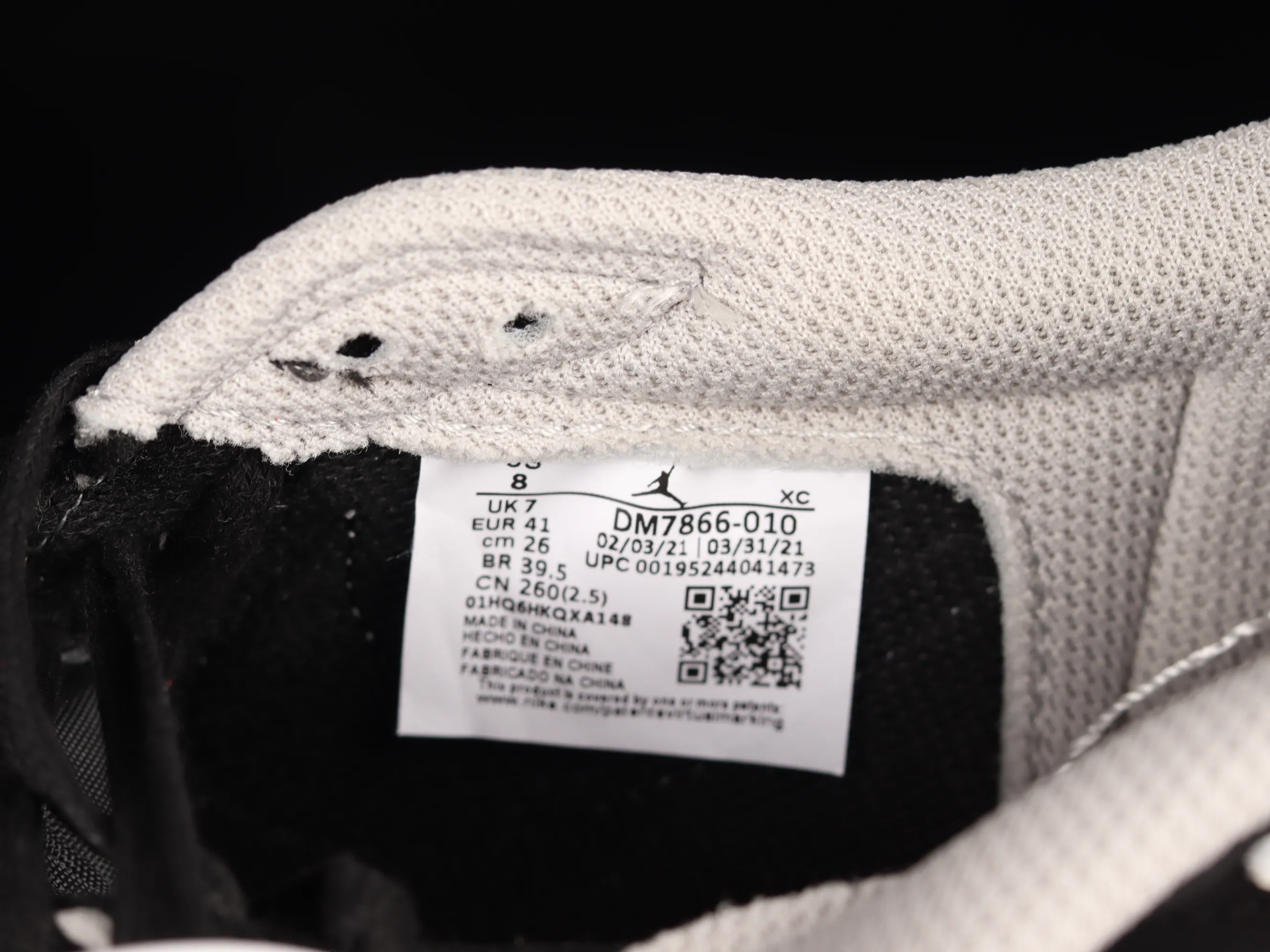 All categories Air Jordan Jordan series basketball shoes Air Jordan 1 Low Travis Scott x Air Jordan 1 Low OG AJ1 Joe 1 white black gray barb joint casual sports basketball shoes DM7866-010